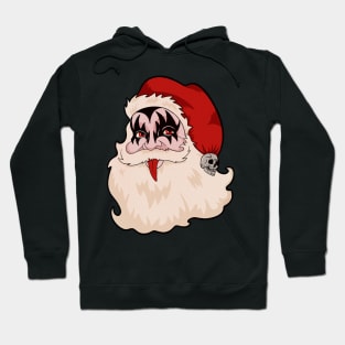 I Saw Mommy With Kiss Santa Claus Hoodie